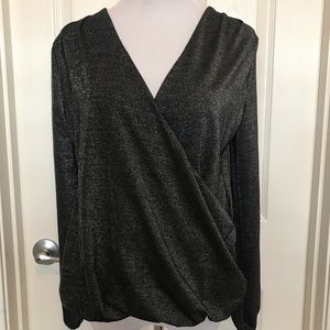 Gun Metal Shimmer Top